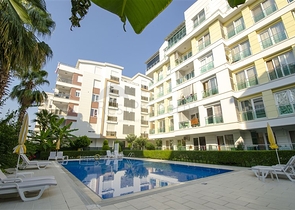 Квартира 2+1  в комплексе 600 м до моря в Анталии