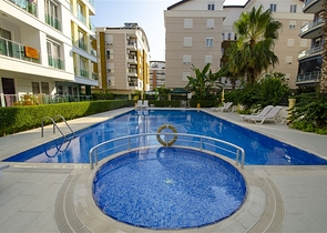 Квартира 2+1  в комплексе 600 м до моря в Анталии