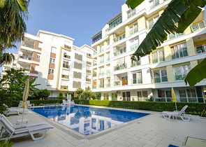 Квартира 2+1  в комплексе 600 м до моря в Анталии