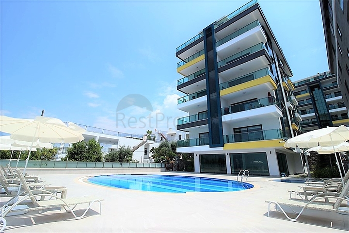 Уютная квартира 1+1 в комплексе на первой береговой линии