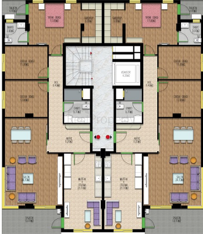 Квартира 3+1 с видом на море