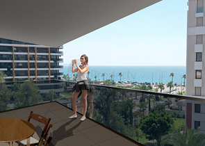 Квартира 3+1 с видом на море