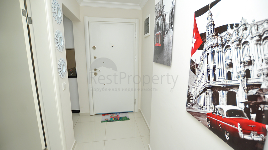 Меблированная квартира с одной спальней в центральной части Алании