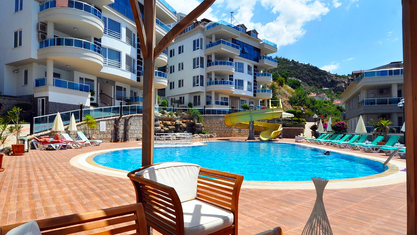 Меблированная квартира с одной спальней в центральной части Алании