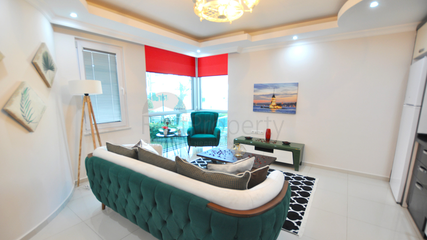 Меблированная квартира с одной спальней в центральной части Алании