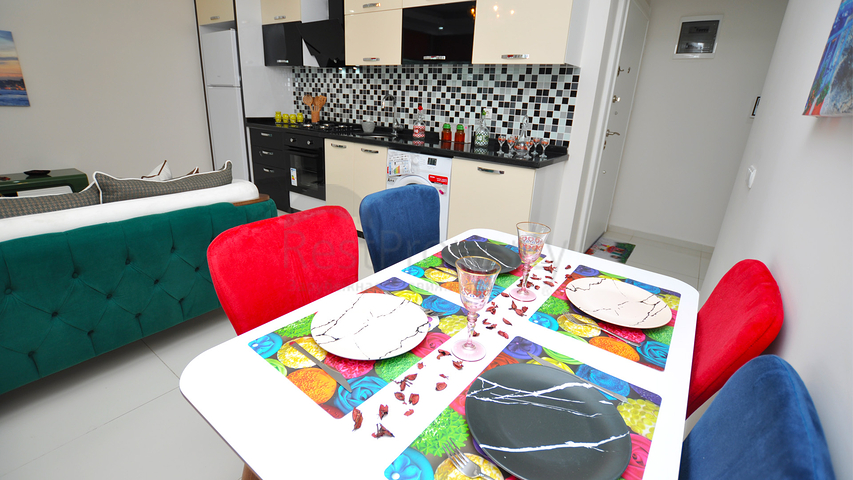 Меблированная квартира с одной спальней в центральной части Алании