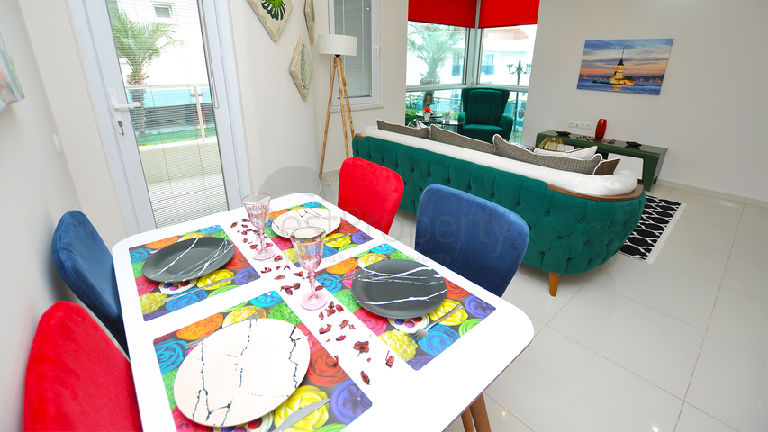 Меблированная квартира с одной спальней в центральной части Алании