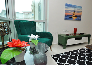 Меблированная квартира с одной спальней в центральной части Алании