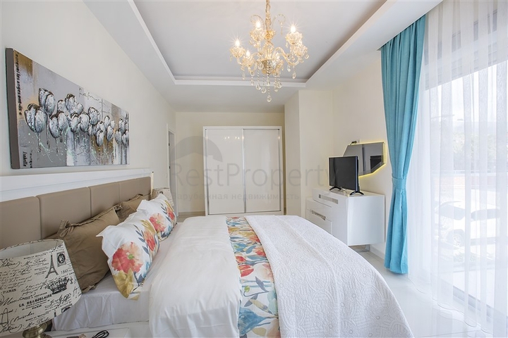 Квартиры большой площади в новом комплексе в районе Махмутлар