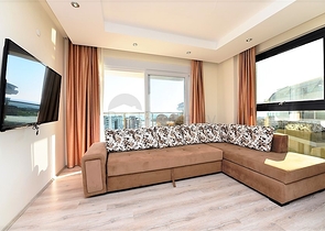 Меблированные двухкомнатные апартаменты в Авсалларе