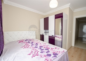 Квартира 2+1 с мебелью с видом на бассейн в Анталии