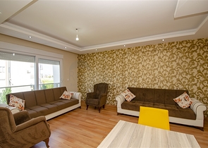 Трехкомнатная квартира с мебелью в Лимане Коньяалты Анталья