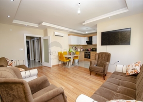 Трехкомнатная квартира с мебелью в Лимане Коньяалты Анталья