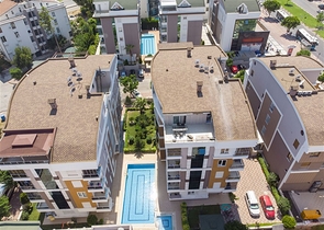 Пентхаус 5+1 с мебелью в 150 метрах от моря в Анталии