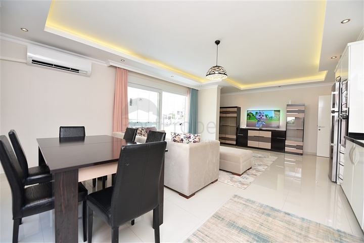 Просторная квартира 2+1 на аренду в европейском районе Алании