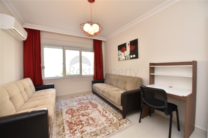 Просторная квартира 2+1 на аренду в европейском районе Алании