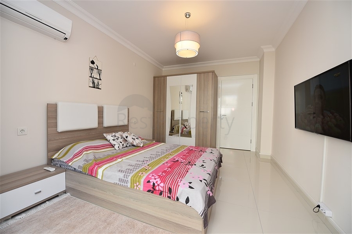 Просторная квартира 2+1 на аренду в европейском районе Алании