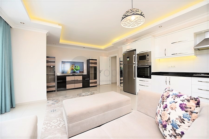 Просторная квартира 2+1 на аренду в европейском районе Алании