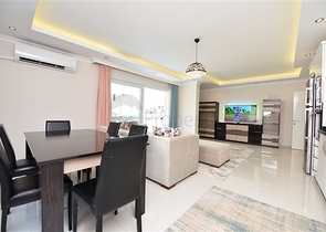 Просторная квартира 2+1 на аренду в европейском районе Алании