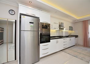 Просторная квартира 2+1 на аренду в европейском районе Алании