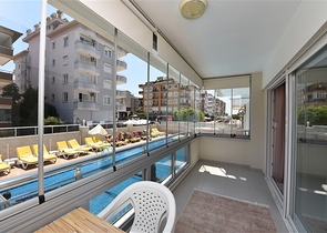 Просторная квартира 2+1 на аренду в европейском районе Алании