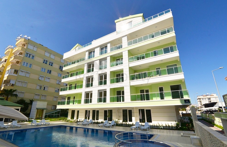 Квартира 1+1 с мебелью в Лимане Коньяалты 600 м до моря 