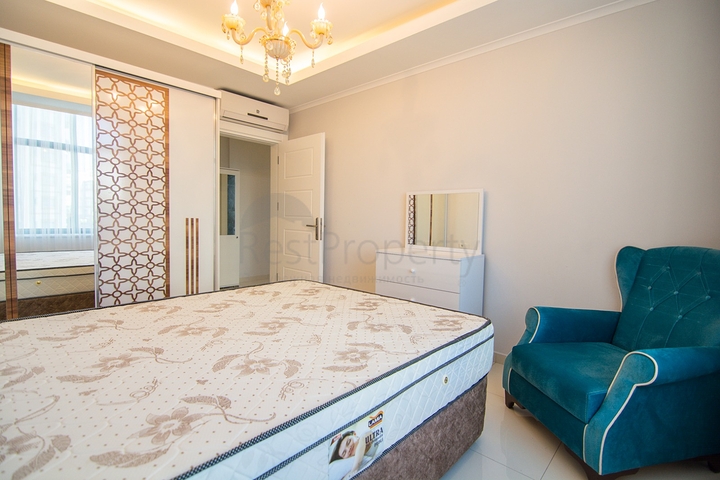 Квартира в Махмутларе в новом комплексе с инфраструктурой