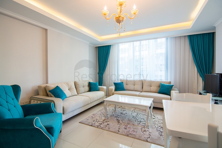 Квартира в Махмутларе в новом комплексе с инфраструктурой