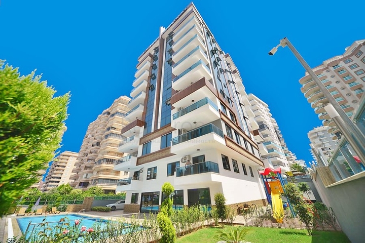 Квартира в Махмутларе в новом комплексе с инфраструктурой