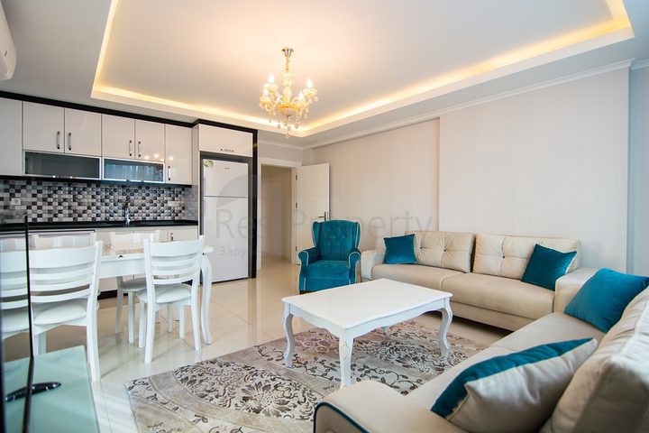 Квартира в Махмутларе в новом комплексе с инфраструктурой