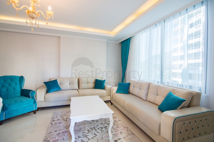 Квартира в Махмутларе в новом комплексе с инфраструктурой