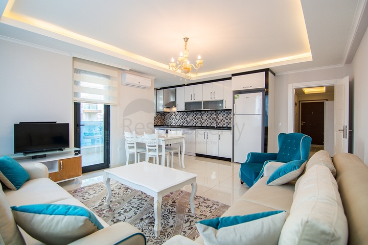 Квартира в Махмутларе в новом комплексе с инфраструктурой