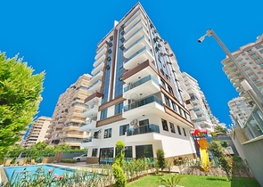 Квартира в Махмутларе в новом комплексе с инфраструктурой