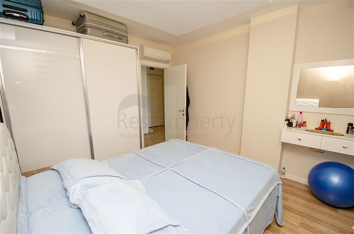 Квартира 2+1 с мебелью в 250 метрах от моря в Анталии