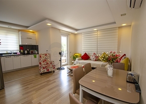 Квартира 2+1 с мебелью в 250 метрах от моря в Анталии