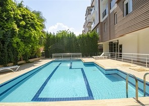 Квартира 2+1 с мебелью в 250 метрах от моря в Анталии