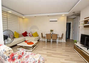 Квартира 2+1 с мебелью в 250 метрах от моря в Анталии