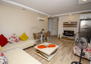 Квартира 2+1 с мебелью в 250 метрах от моря в Анталии