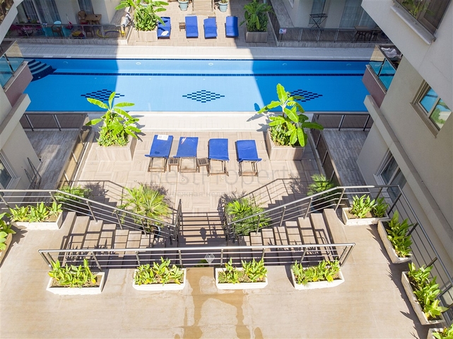 Квартира 1+1 с мебелью в комплексе 350 м до моря