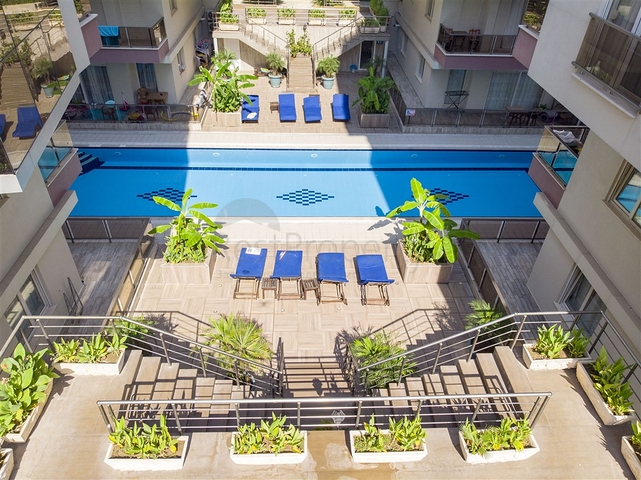 Квартира 1+1 с мебелью в комплексе 350 м до моря