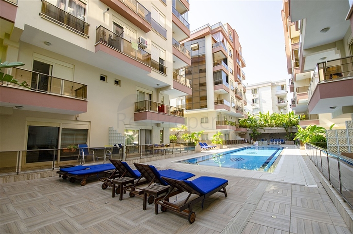 Квартира 1+1 с мебелью в комплексе 350 м до моря