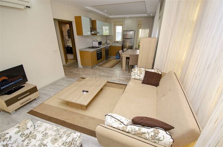 Квартира 1+1 с мебелью в комплексе 350 м до моря