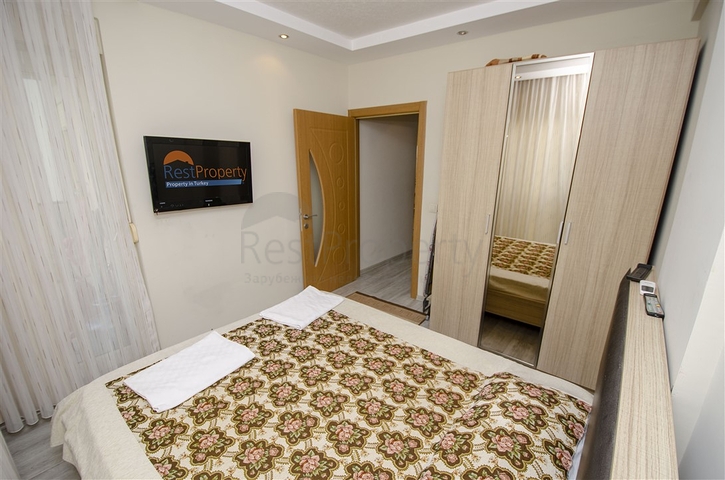 Квартира 1+1 с мебелью в комплексе 350 м до моря