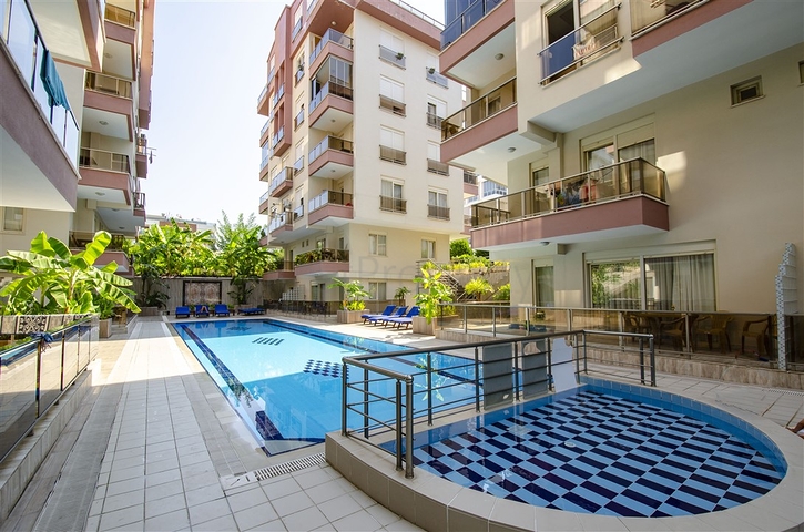 Квартира 1+1 с мебелью в комплексе 350 м до моря