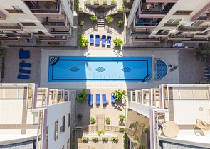 Квартира 1+1 с мебелью в комплексе 350 м до моря