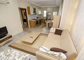 Квартира 1+1 с мебелью в комплексе 350 м до моря