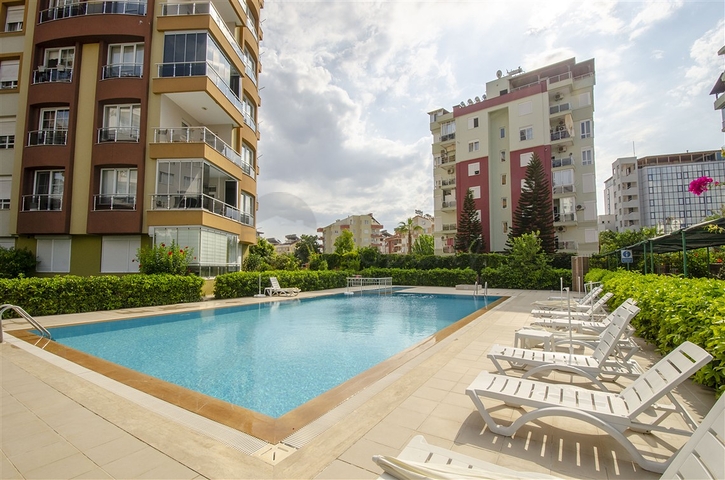 Двухкомнатная квартира с отдельной кухней в Арапсую Коньяалты 