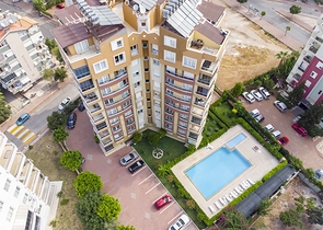 Двухкомнатная квартира с отдельной кухней в Арапсую Коньяалты 