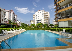 Двухкомнатная квартира с отдельной кухней в Арапсую Коньяалты 