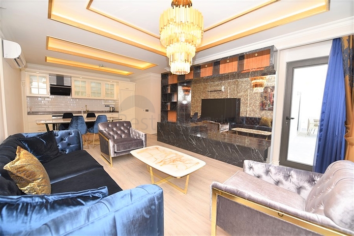 Меблированная трёхкомнатная квартира в элитном комплексе